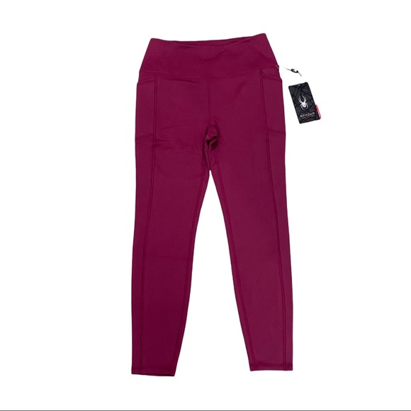 Spyder Pants & Jumpsuits Spyder Active Magenta Fleece Lined High